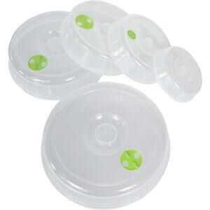 5 PCS Microwave Covers for Food, Splatter Lid Cover Dish Cover Plate Shield